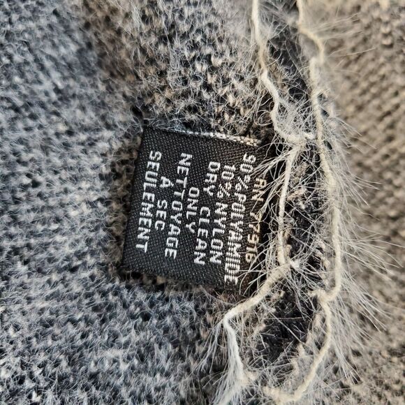 by Anthropologie Checkered Plaid Open Front Long Sweater Vest OS Preppy Career - Picture 9 of 11